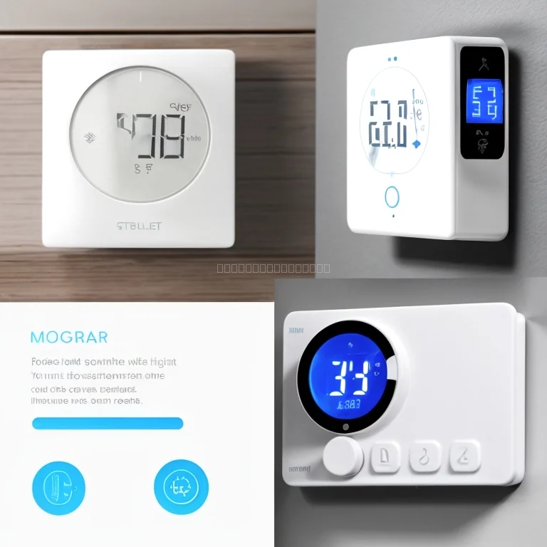 Thermostat HeatLogicWay affichant une interface utilisateur moderne